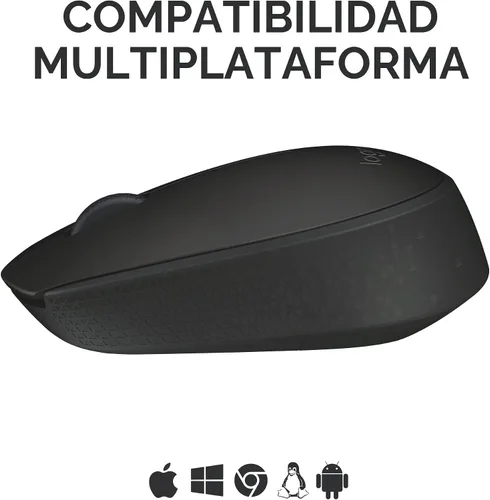 Miniatura 4 de Logitech M170 ratón inalámbrico para PC, Mac, portátil, 2.4 GHz con receptor USB Mini, seguimiento óptico, vida útil de la batería de 12 meses