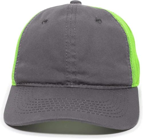 Miniatura 2 de Gorra para Exterior con Malla en la Parte Posterior Carbón/verde neón