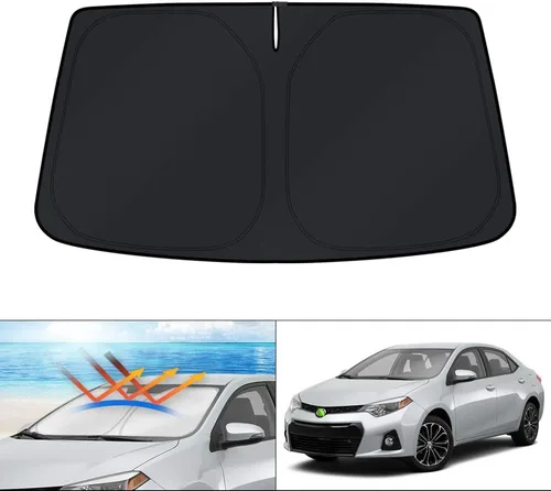 Miniatura 195 de KUST - Parasol plegable para parabrisas para Ford Ranger, accesorios 2019-2025 2026, parasol personalizado para ventana, protector solar plegable