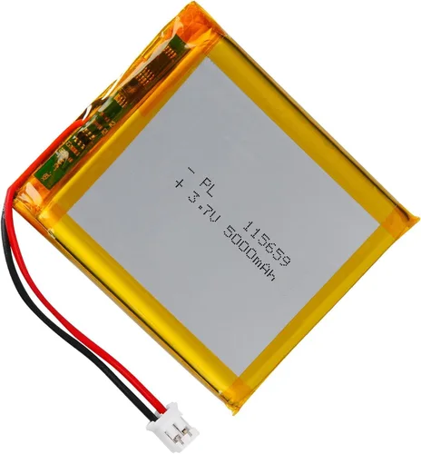 Miniatura 11 de Batería Lipo de 3.7V 1000mAh 102050 Batería recargable de polímero de litio con conector JST PH2.0.000 in para altavoz Bluetooth, GPS, reloj
