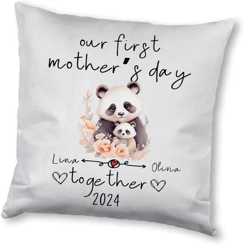 Miniatura 14 de Mother's Day Panda, Personalised Pillow Case Decor for Home, Present for Mom, Grandmother, for Her
