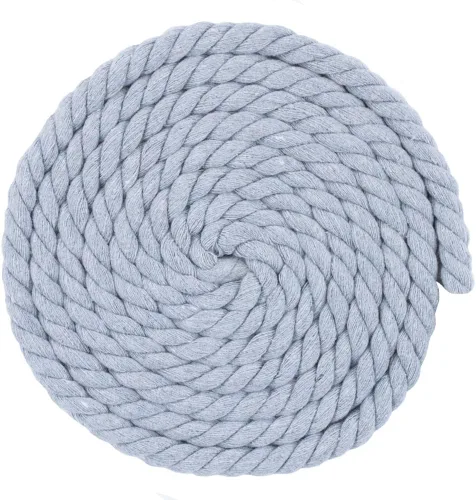 Miniatura 28 de West Coast Paracord - Cuerda de algodón natural trenzada de 3 hebras, 1/4, 1/2, 5/8, 3/4 y 1 pulgada de diámetro, 10, 25, 50, 100 pies Escala