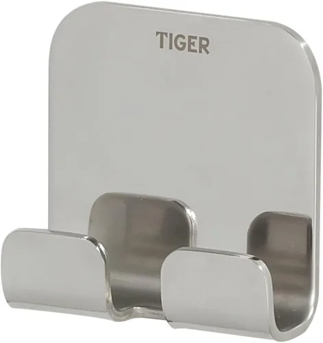 Miniatura 11 de Tiger Gancho Colar, Montaje Sin Perforación, Acero Inoxidable Cepillado, 2.0x1.9x0.8 in