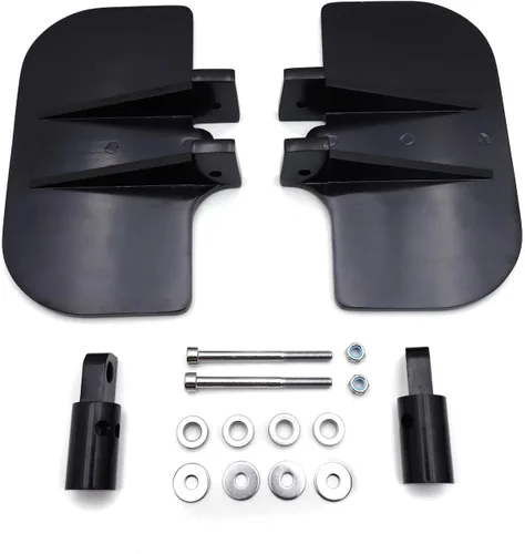 Miniatura 8 de HK MOTO HongK- Motocicleta Pasajero Mini Floorboards Pasapiés Traseros Soportes de Reposapiés Compatible con H-D Dyna Fat Bob Low Rider Street Bob