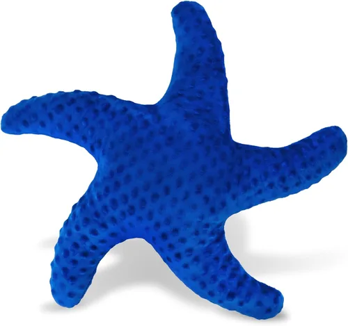 Miniatura 18 de Almohada de estrella de pescadillo de Marble Empire para sofá y cama, almohada de decoración costera, almohada de acento de tema de playa de océano
