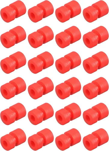 Miniatura 10 de MECCANIXITY Bolas de goma antivibración RC para control remoto F4 F7 controlador de vuelo M3x6.0.236 in bolas de absorción de impactos (rojo)