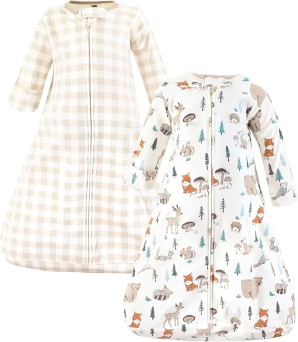 Miniatura 27 de Hudson Baby Saco de dormir unisex de algodón con manga larga para bebé, saco, manta Toile