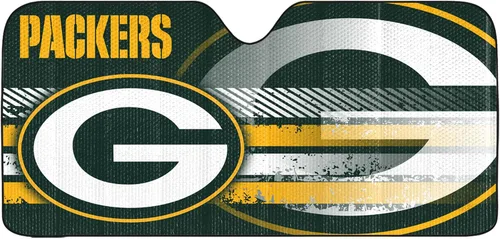Miniatura 17 de Fanmats Parasol Solar Automático para Parabrisas de la NFL, Protector Solar Visera Solar Acordeón Tri-plegable para Almacenamiento 59" x 29.5