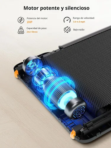 Miniatura 4 de WALKINGPAD Foldable Walking Pad for Home Office, Under Desk Treadmill with Adaptive Speed Control, Compact Design for Small Spaces, No Assembly