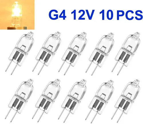 Miniatura 3 de 10 bombillas G4 12V 5W reemplazo JC 2 pin base halógena mesa de cocina lámpara colgante 12 voltios 5W blanco cálido paisaje escritorio iluminación