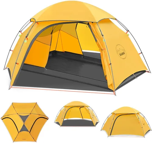 Miniatura 7 de KAZOO Tienda de campaña impermeable para mochilero Ultraligera 1/2 personas Carpa de camping ligera 1/2 personas Tiendas de senderismo Marcos