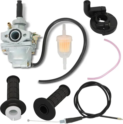Carburador y barra de agarre del manillar y cable del acelerador de repuesto para Honda CRF50F XR50R Z50 Z50A Z50R Carb