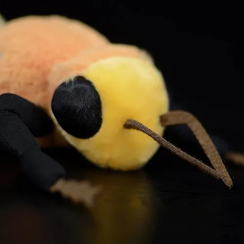 Miniatura 6 de Juguete de peluche grande de abeja - Animales de peluche realistas de abeja de 16 pulgadas, juguetes de abeja con alas grandes realistas, juguete