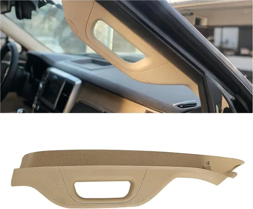 Miniatura 14 de HECASA Una manija de agarre de pilar, moldura interior derecha del lado del pasajero compatible con Ford F-250 F-350 F-450 F-550 Super Duty Negro