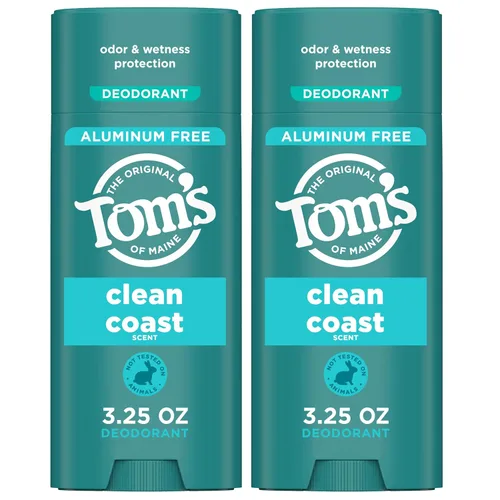 Miniatura 16 de Tom's of Maine Desodorante natural sin aluminio de sándalo y vainilla para mujeres y hombres, se aplica transparente, protección contra olores