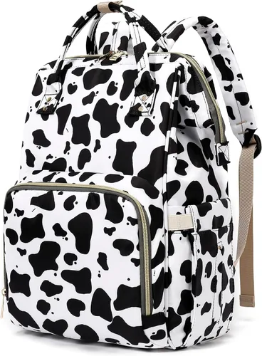 Miniatura 9 de Mochila de pañales de dinosaurio para niñas y niños, impermeable, grande, para mamá