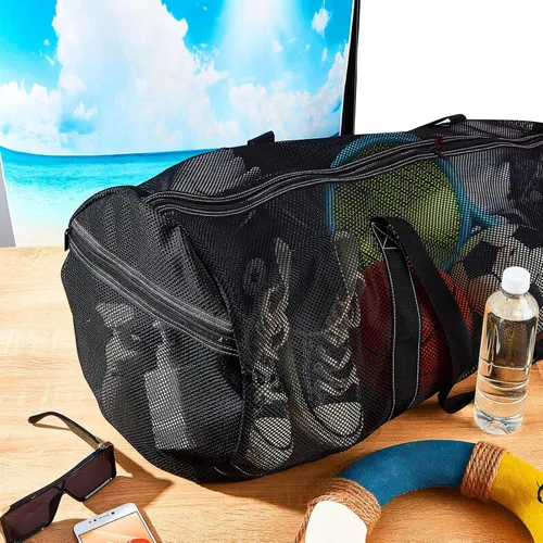 Miniatura 4 de Kacctyen Large Mesh Dive Bag 37 x 15 x 15 Inches Scuba Gear Bags for Diving, Snorkeling, Travel, Beach, Sports Storage with Pocket