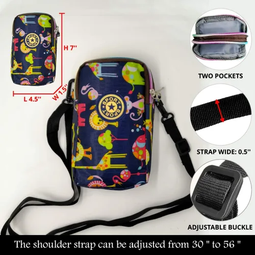 Miniatura 2 de Pequeñas y lindas bolsas cruzadas de hombro – Mini cartera para teléfono, dinero, llaves, tarjetas cosméticas, mujeres y niñas, caminatas y viajes