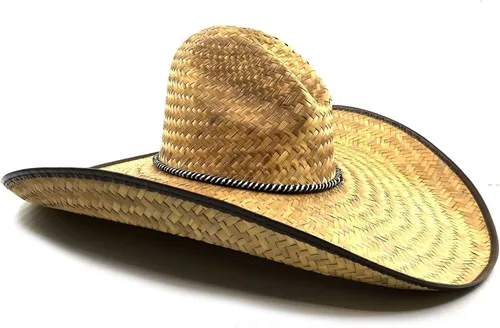 Miniatura 2 de Western Peak Milani Guacho - Sombrero de paja grande, 20.0in - 21.2in