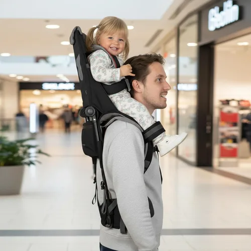 Miniatura 6 de WIPHA Mochila de Senderismo para Bebé, Mochila de Hombro Ligera para Niños Pequeños con Protección Solar, Mochila de Silla para Niños de 6 Meses a 2