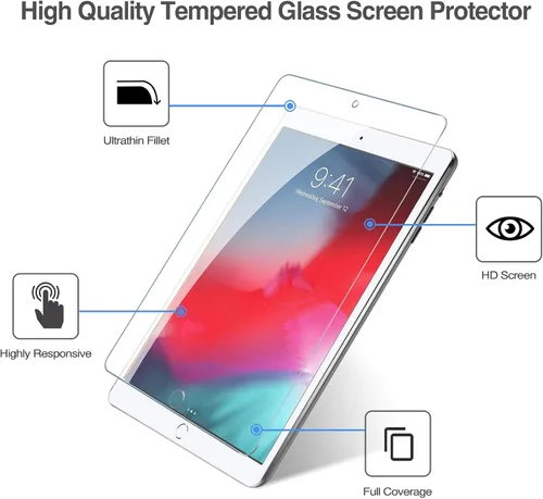 Miniatura 3 de ProCase 2 protectores de pantalla para iPad Mini 5th/Mini 4th, iPad Mini 7.9 pulgadas, A2133/A2124/A2126/A2125/A1538/A1550, protector de película