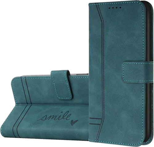 IVY Poco X3 Funda Billetera Para Poco X3 [Estilo Sonrisa] [Piel Táctil Sensación] [Hebilla Magnética] Funda De Cuero PU Para Xiaomi Poco X3 / Poco