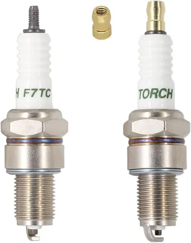 PK2 TORCH F7TC Bujía de Repuesto para Bujía NGK 3785 BP7ES, Compatible con Generador GX120 160 200 240 270 340 390 Cortacésped Tractor Go Kart Mini