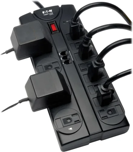 Miniatura 2 de Tripp Lite HDMI sobre kit para placas de pared extensoras dobles Cat5/Cat6, transmisor y receptor 2 12 enchufes + TEL Negro