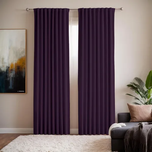 Miniatura 20 de Cortinas opacas de terciopelo beige para dormitorio de 52 x 72 pulgadas de largo, juego de 2 paneles - Cortinas con bloqueo de luz UV y reducción