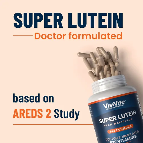 Miniatura 4 de VisiVite Super Lutein 444 - Vitaminas para los ojos únicas y claras – Vitaminas de luteína Max Vision para los ojos – Zeaxantina más luteína