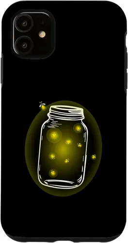 Miniatura 8 de Adorable Mason Jar Fireflies Lightning Bugs Beetle Fly Case for iPhone 17