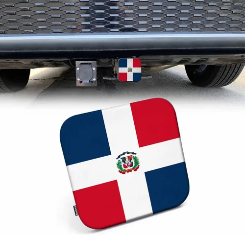 Miniatura 27 de Christian Cross - Cubiertas de enganche trasero para automóvil, diseño de grunge, diseño de lápida cruzada, cuadrada, para remolque, inserción