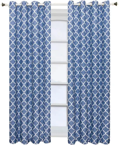 Miniatura 13 de Panel de cortina Meridian Blackout para ventana, par de paneles/conjunto de 2, por Royal Hotel
