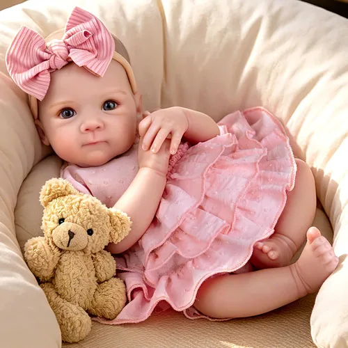 Miniatura 8 de Aori Muñecas realistas de bebé Reborn – Muñeca de bebé realista de 20 pulgadas, muñeca recién nacida de la vida real, viene con caja de regalo