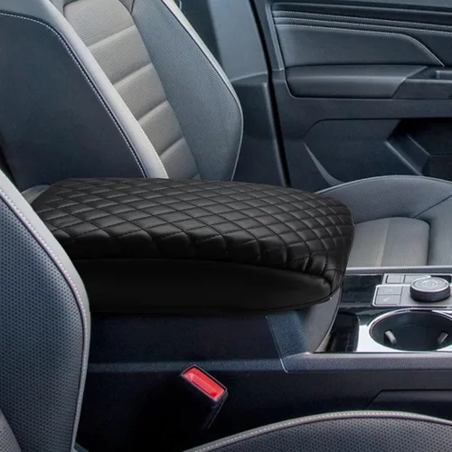 Miniatura 7 de INTGET Funda para consola central Volkswagen/VW Atlas 2025 2024, funda de cojín para reposabrazos, cubierta de consola central, protector de tapa