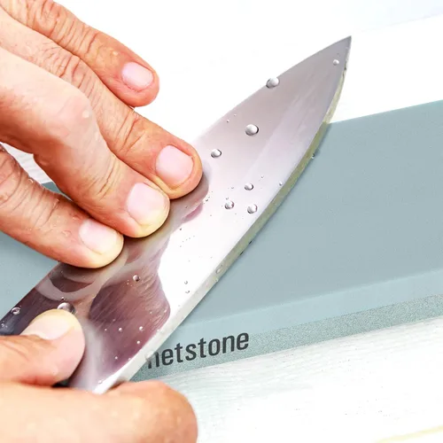 Miniatura 4 de Whetstone Cutlery 20-10960 - Cuchillo afilador de piedra de doble cara, herramienta de afilado y pulido para cocina, caza y cuchillos de bolsillo