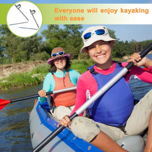 Miniatura 6 de 10 clips de resorte de remo de kayak de acero inoxidable, clip de resorte, clip de resorte de tubo de bloqueo para toldo de camping, tienda