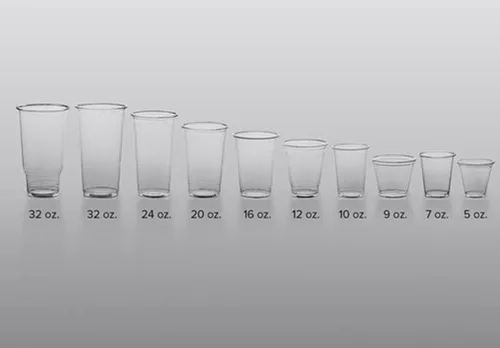 Miniatura 7 de 4U'LIFE Vasos de plástico PET para bebidas frías, 20 onzas, 16 juegos de tazas para bebidas con tapas planas con ranura para popote