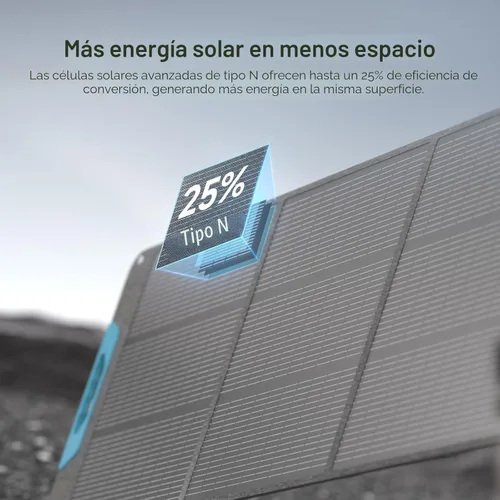 Miniatura 2 de Renogy Panel solar portátil de 200W, panel solar plegable con protección IP65 a prueba de agua, respaldo de energía solar, cargador solar
