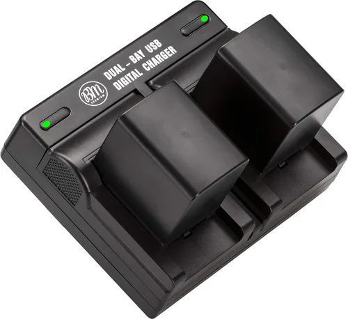 Baterías BM 2 BP-820 y cargador de batería dual para Canon VIXIA HF G50, HF G60, HF G70, XA40, XA45, XA50, XA55, HFG30, HFG40, HFM301, HFM41,