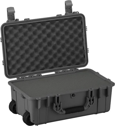 Miniatura 7 de Condition 1 Estuche rígido grande rodante con cerradura de 22" con espuma, modelo 300, caja protectora impermeable para cámara, equipo táctico