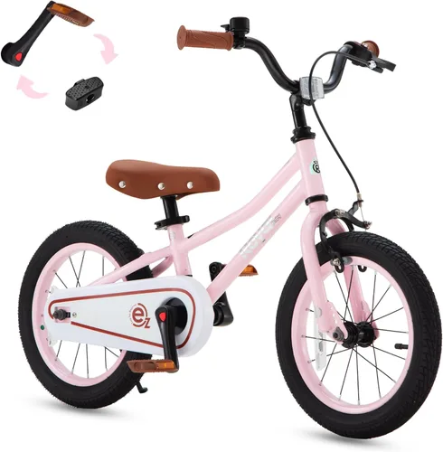 Miniatura 8 de RoyalBaby - Bicicleta para niños, Terra EZ, bicicleta convertible de equilibrio a pedal, 14, 16 y 18 pulgadas, fácil de aprender a equilibrar