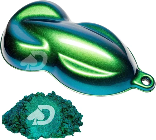 Miniatura 27 de 0.18 oz Arson SuperShift Pearl Polvo de mica camaleón intenso Pigmento de cambio de color para pintura Pigmento camaleón para pintura Polvo