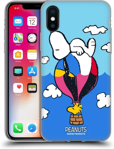 Miniatura 129 de Head Case Designs Funda de gel con licencia oficial de Peanuts Snoopy & Woodstock Halfs and Laughs [protección de grado militar] compatible