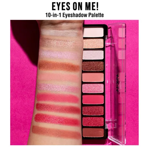 Miniatura 4 de Nykaa Cosmetics Eyes On Me - Paleta de sombra de ojos 10 en 1, Daydreaming, 1 unidad, maquillaje intenso de ojos con pigmentos, sombra de ojos