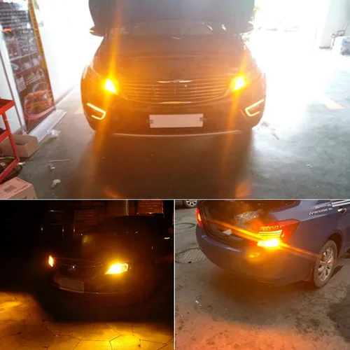 Miniatura 6 de PHINLION 3600 lúmenes 1156 7506 Bombillas LED de señal de giro ámbar super brillantes P21W 1141 2396 7506 Bombilla LED para intermitentes de coche