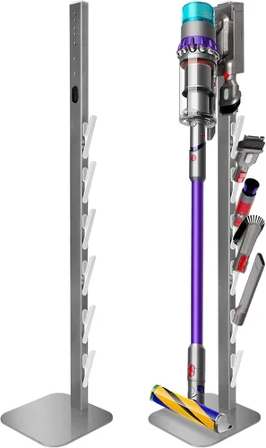 Miniatura 10 de Haturi Soporte de vacío para Dyson Gen5 V15 V12 Detect V11 V10 V8 V7 V6, soporte de vacío y soporte de almacenamiento de metal con diseño de cable