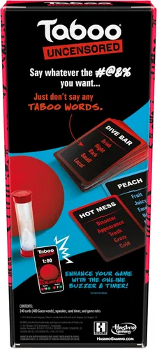 Miniatura 2 de Hasbro Gaming Taboo - Juego de mesa sin censura solo para adultos A partir de 17 años 4+ jugadores 20 minutos promedio Divertidos