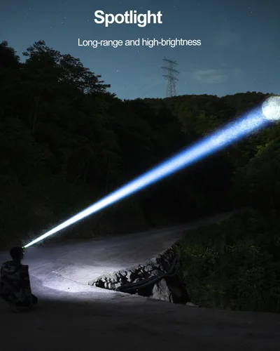 Miniatura 8 de Linterna frontal LED recargable súper brillante, luz de cabeza impermeable con sensor de movimiento para adultos, 5 modos de faro manos libres