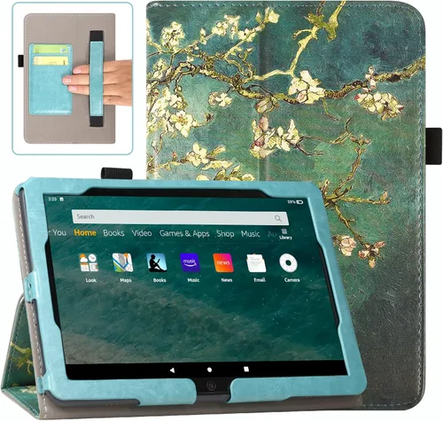 Miniatura 13 de ACdream Funda para tablet Fire HD 8 y 8 Plus (12ª generación/10ª generación, versión 2022/2020), funda de cuero tipo folio, soporte plegable, Z